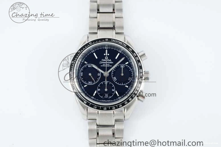 0414 Speedmaster Racing Master SS HKF Best Edition Black Dial on SS Bracelet A Versatile 7810